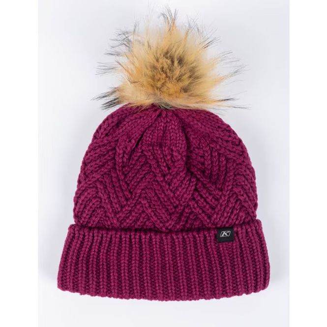 Hovedbilde Klim Chevron Pom Beanie - Raspberry Radiance