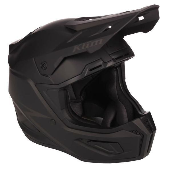 KLIM T1 Freeride ECE Snøscooterhjelm Barn - Solid Matte Black